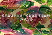 爱游戏体育官网：欧联本周压哨套利·高手心得