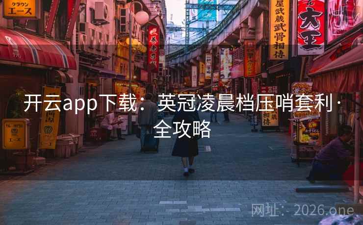 开云app下载:英冠凌晨档压哨套利·全攻略 开云app下载:英冠凌晨档压哨套利·全攻略