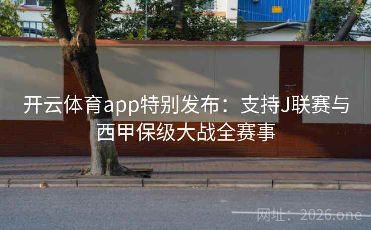 开云体育app特别发布：支持J联赛与西甲保级大战全赛事